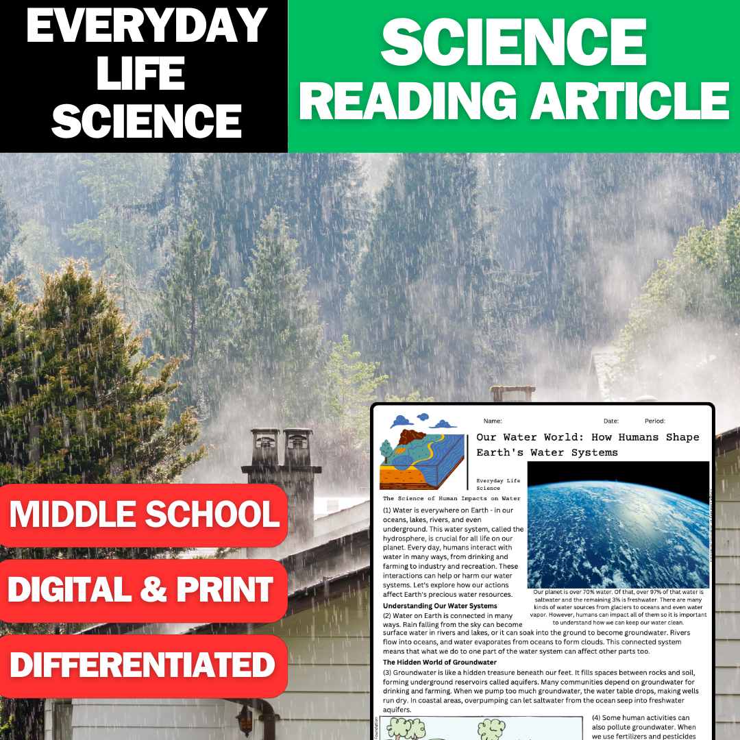 Everyday Middle School Science - Human Impacts on Water