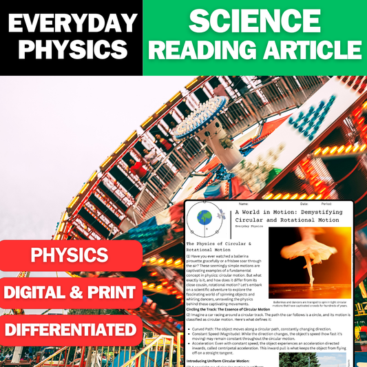 Everyday Physics - Circular and Rotational Motion