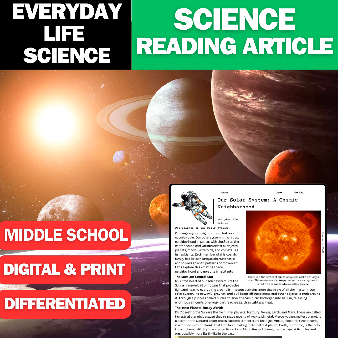 Everyday Middle School Science - Our Solar System