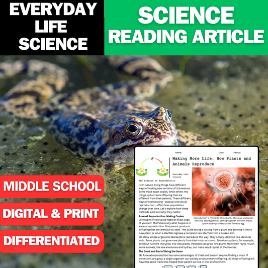 Everyday Middle School Science - Reproduction & Diversity