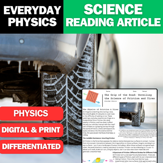 Everyday Physics - Types of Friction and Tires