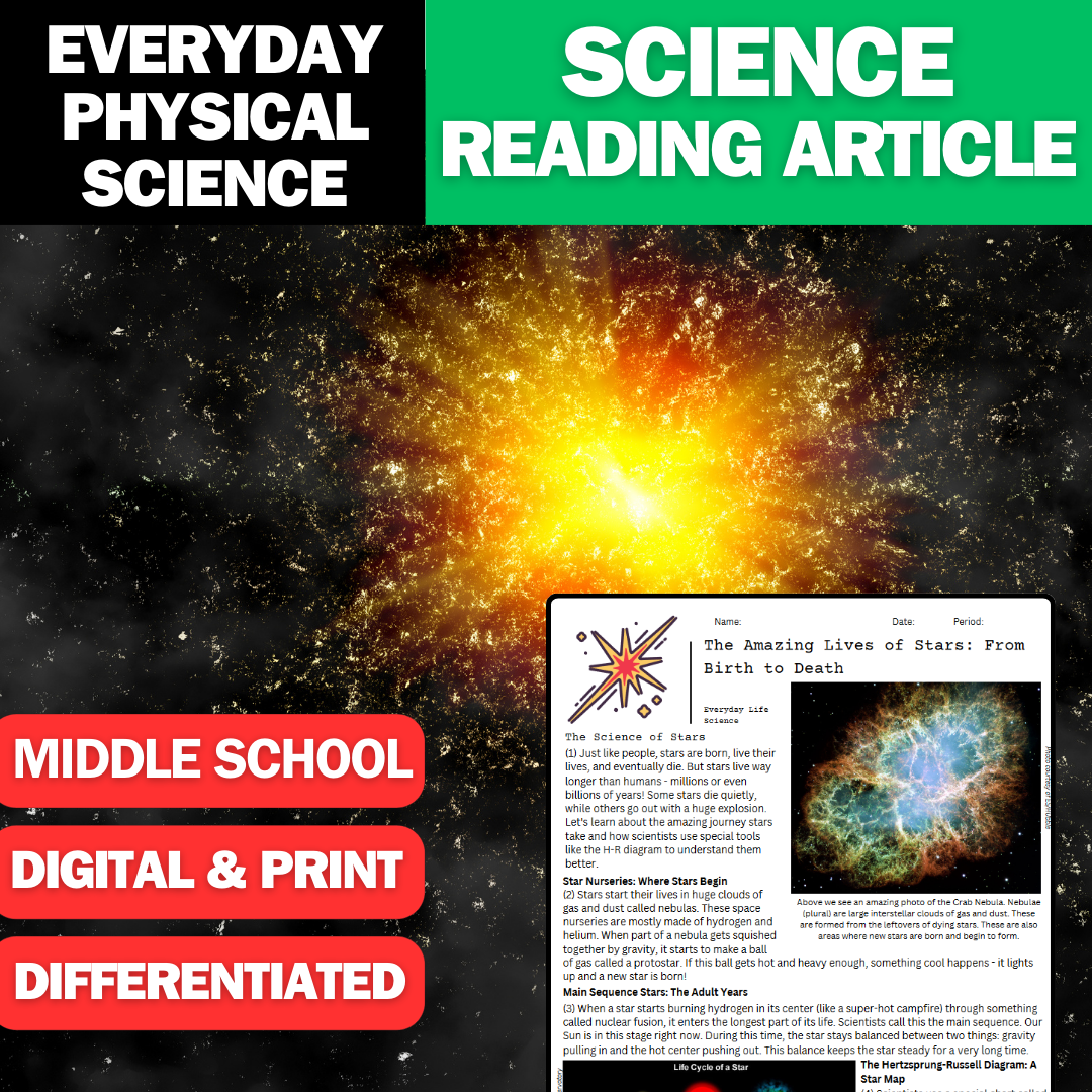 Everyday Middle School Science - Life Cycle of Stars