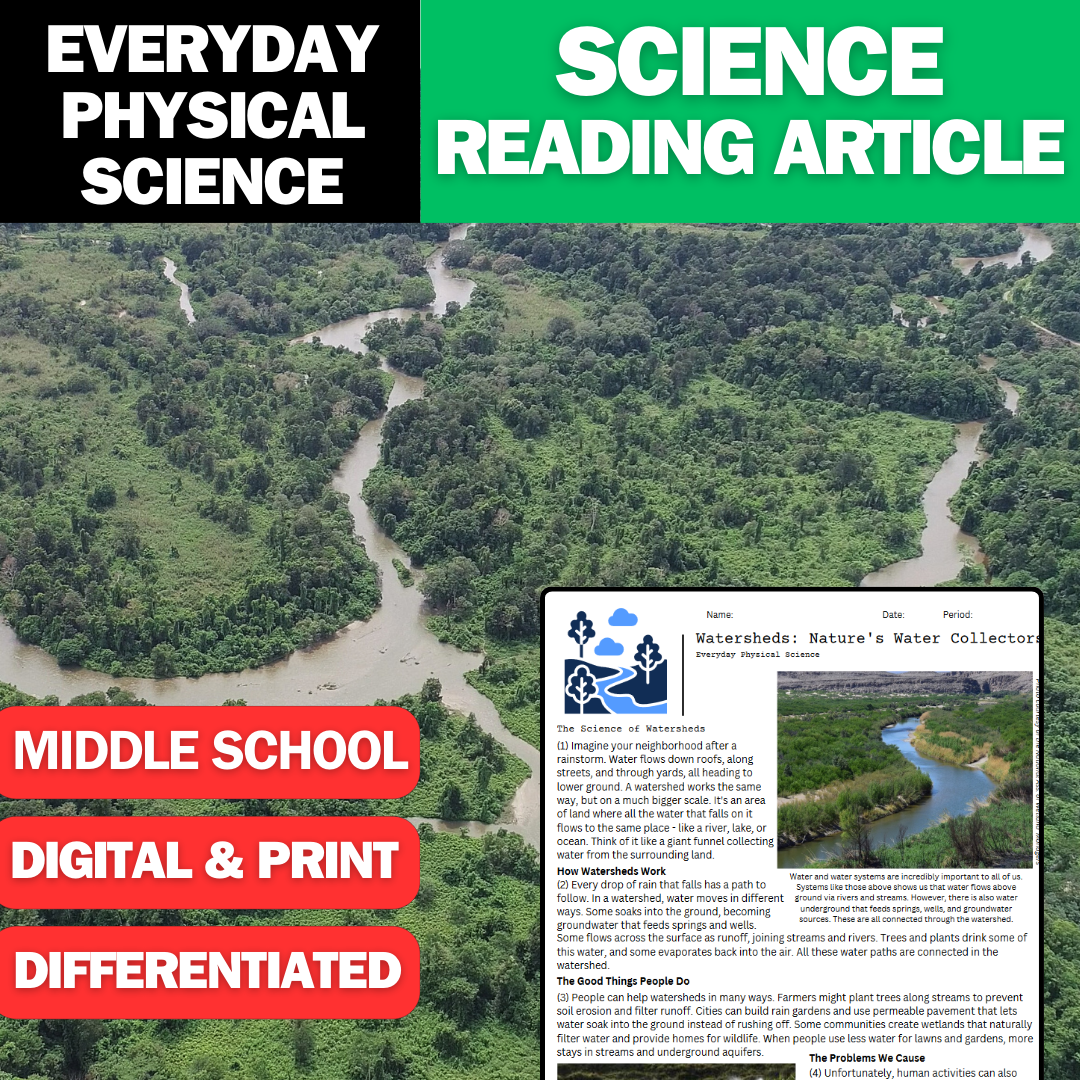 Everyday Middle School Science - Watersheds & Groundwater