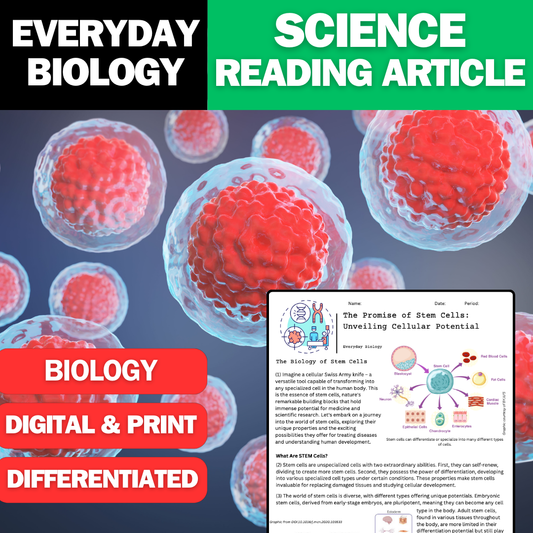 Everyday Biology - Stem Cells & Cell Differentiation