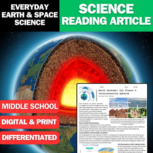 Everyday Middle School Science - Earth's Systems