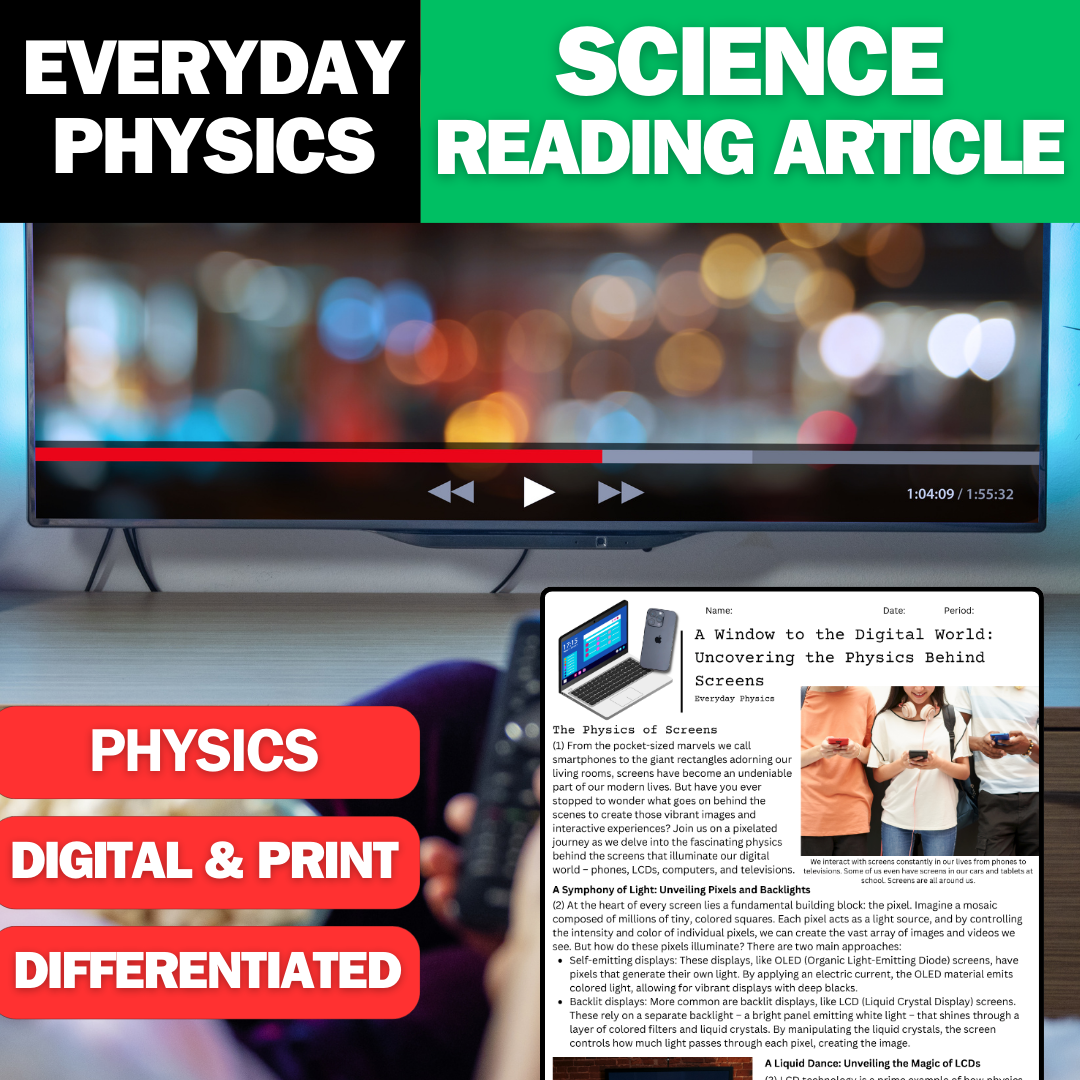 Everyday Physics - Screens, Phones, LCDs, & Displays