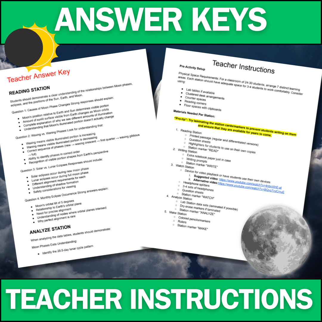 Types of Energy - Student Lab Stations Activity - Middle School Science