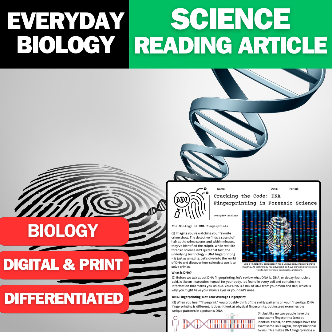 Everyday Biology - DNA Fingerprinting & Forensics