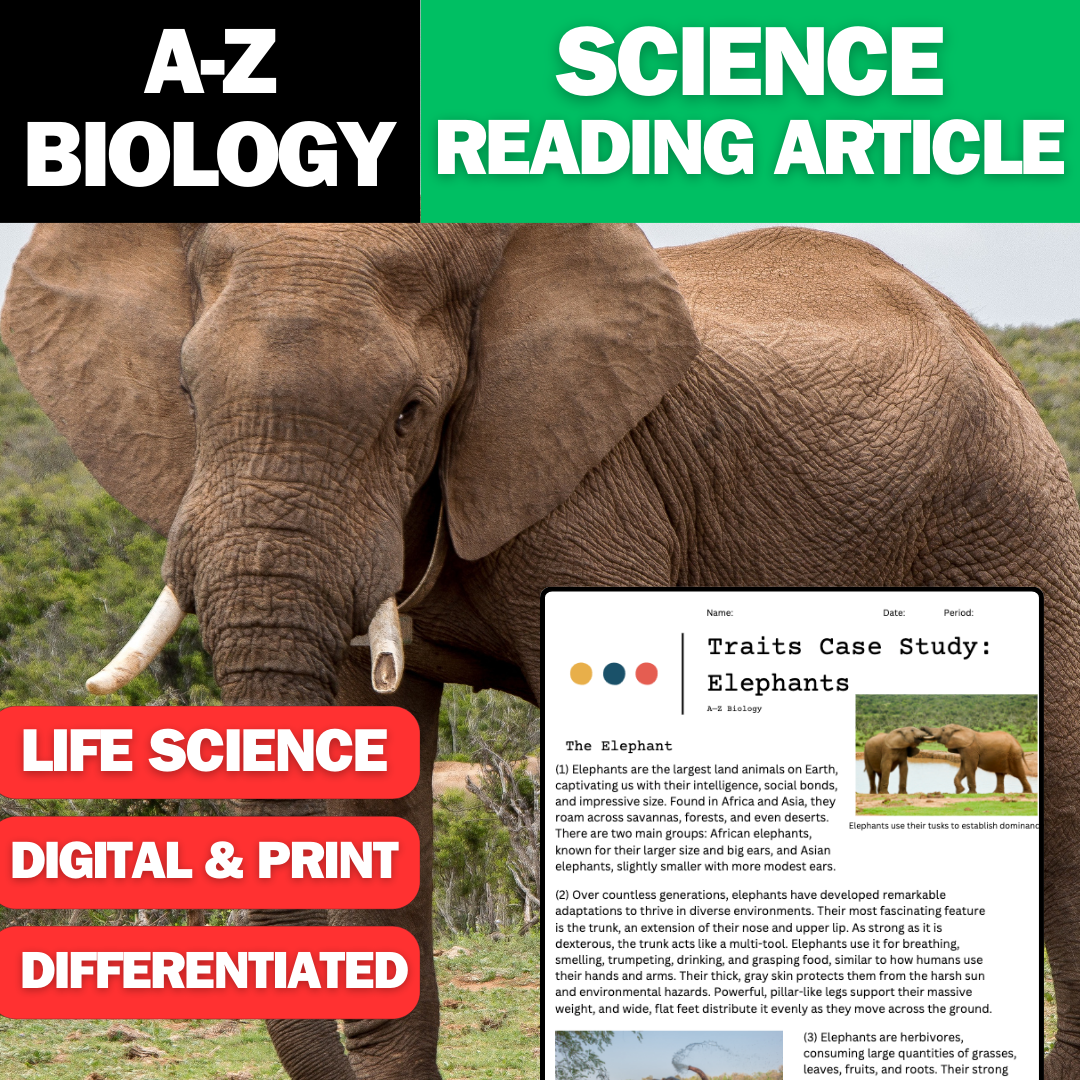 A-Z Biology - Elephants - A Traits Case Study