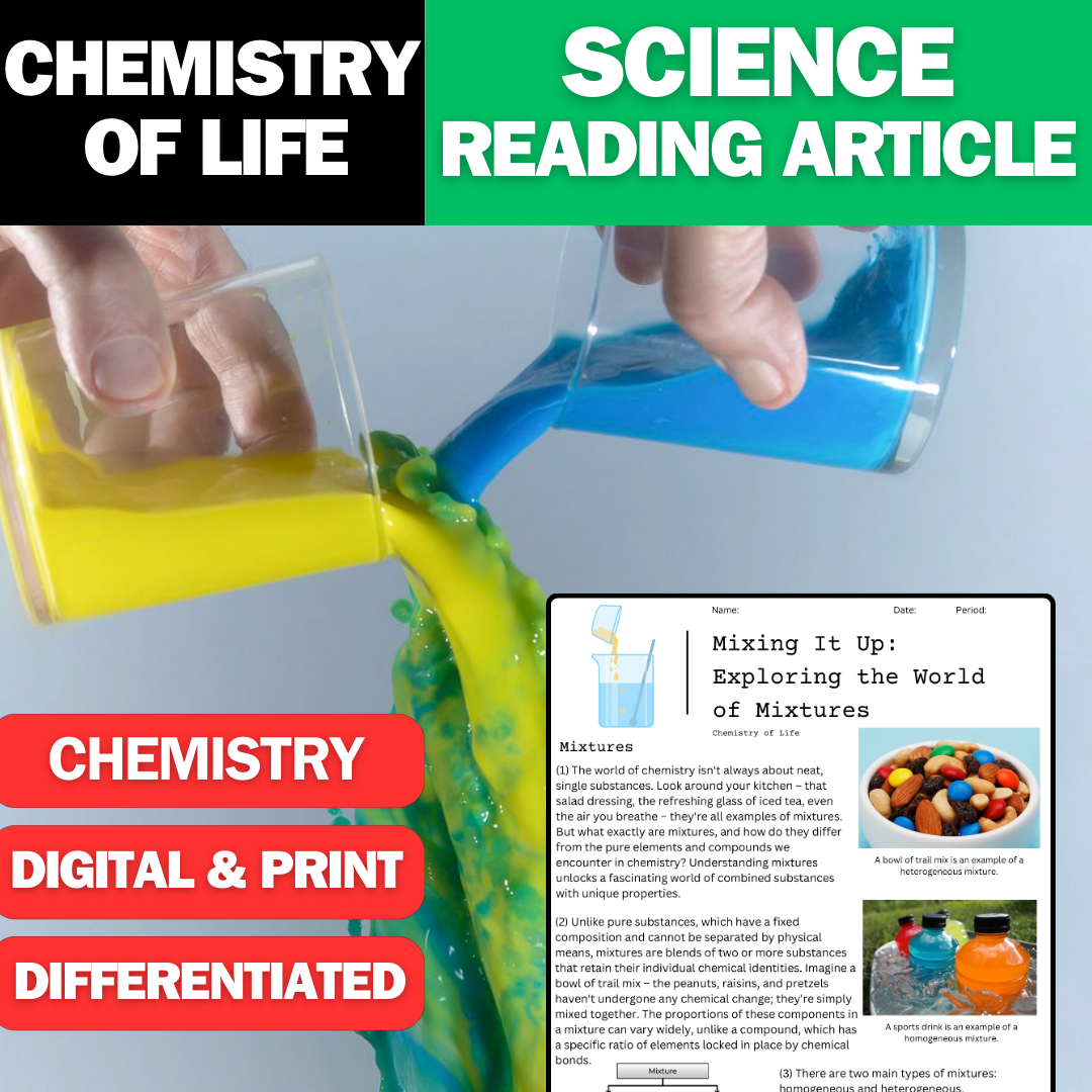 Chemistry of Life - Mixtures