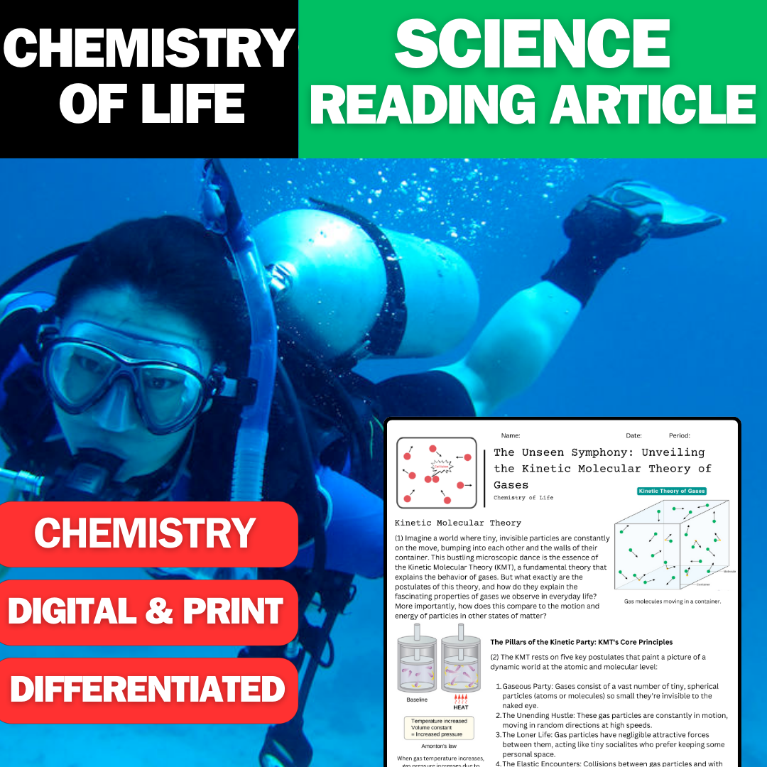 Chemistry of Life - Kinetic Molecular Theory