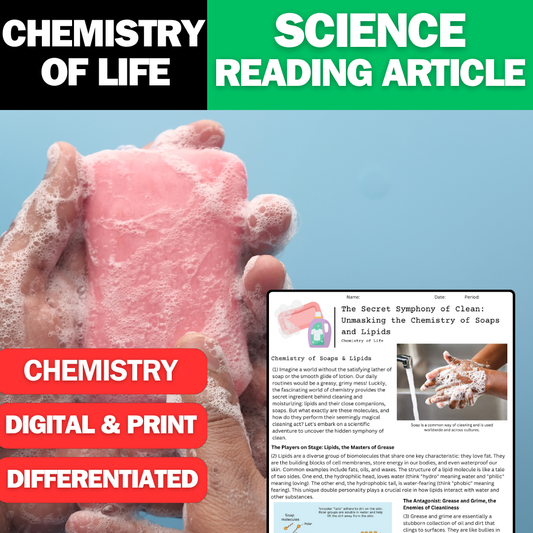 Chemistry of Life - Soaps and Lipids