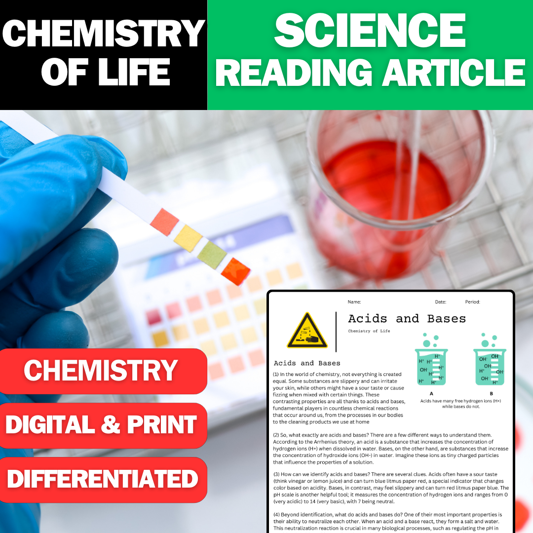 Chemistry of Life - Acids and Bases