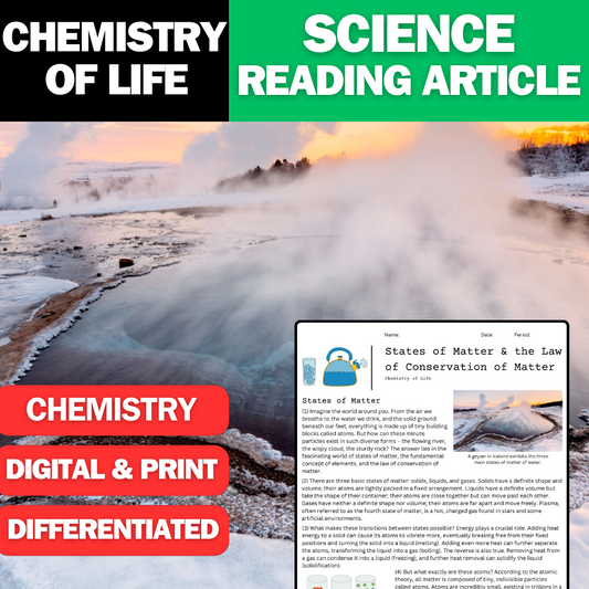 Chemistry of Life - States of Matter